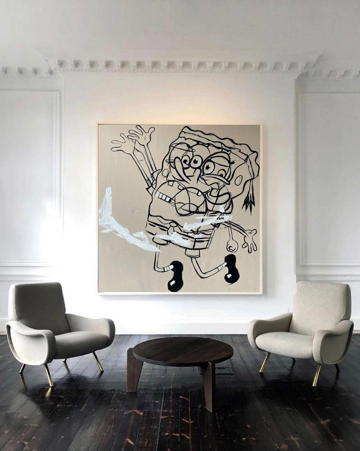 Wall Art Abstract Graffiti Cartoon Bold