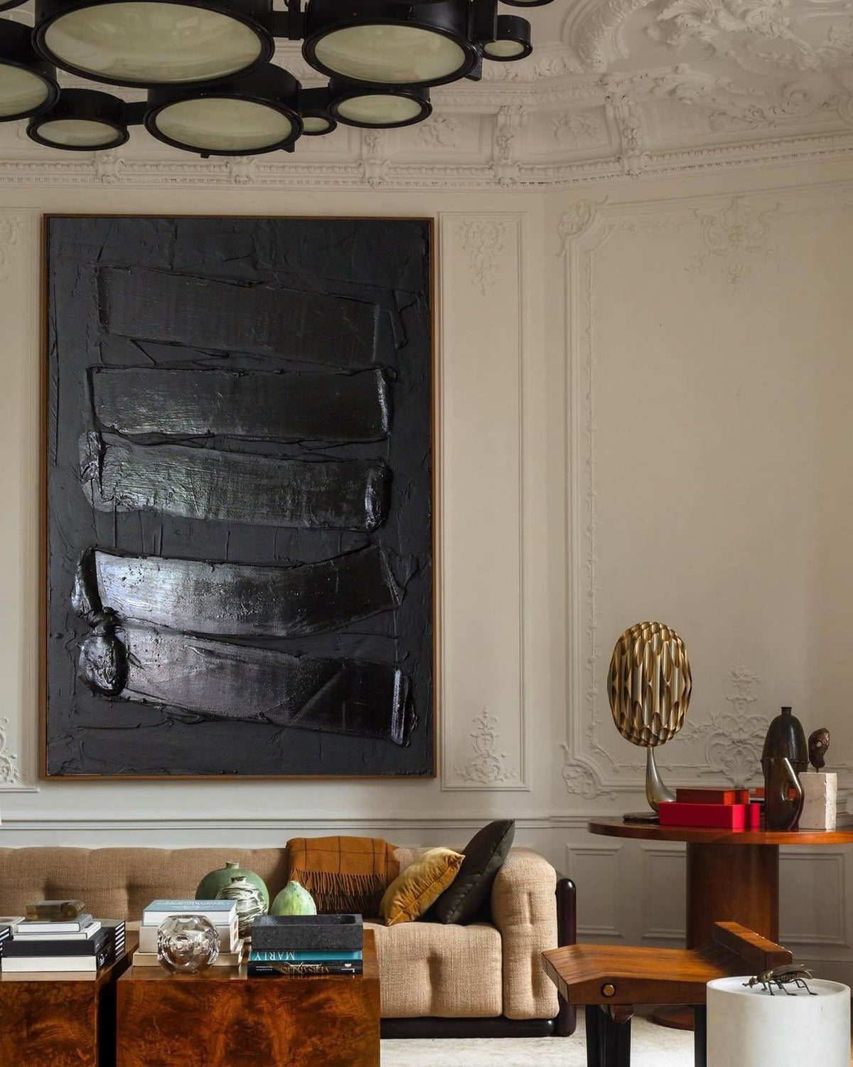 Black Minimalist Painting