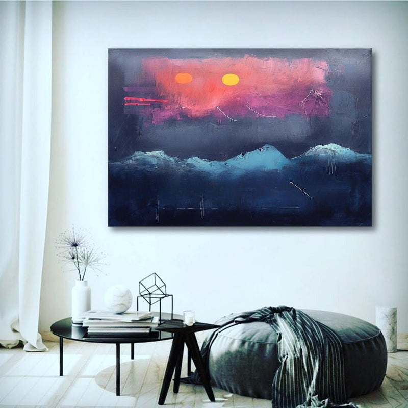 Wall Art Dramatic Textured Twilight