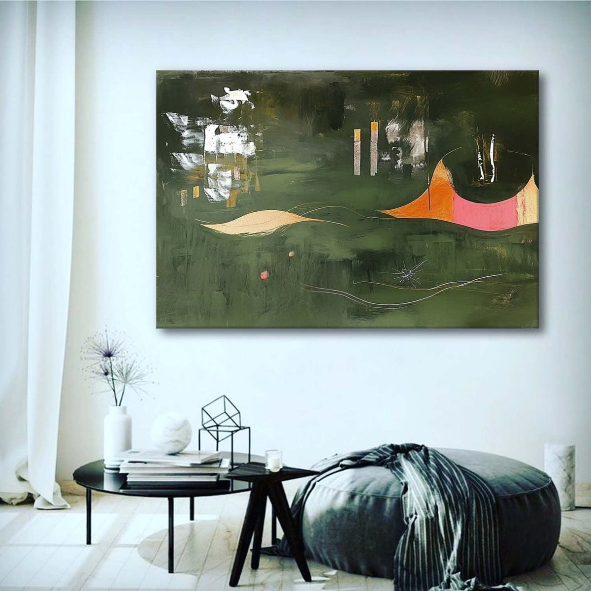 Wall Art Rectangle Abstract Landscape Inspired
