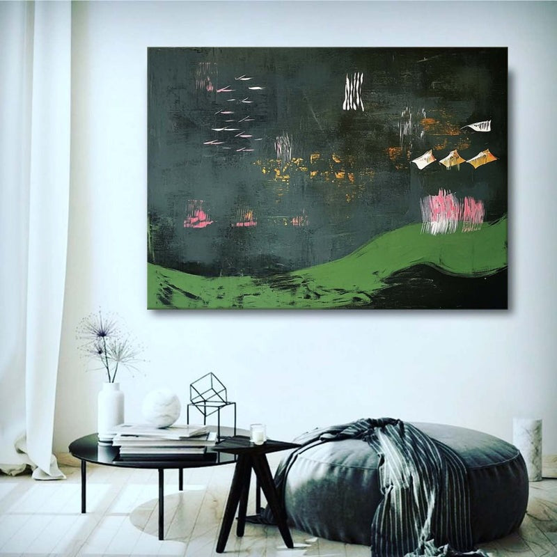Wall Art Moody Textured Atmospheric Dark