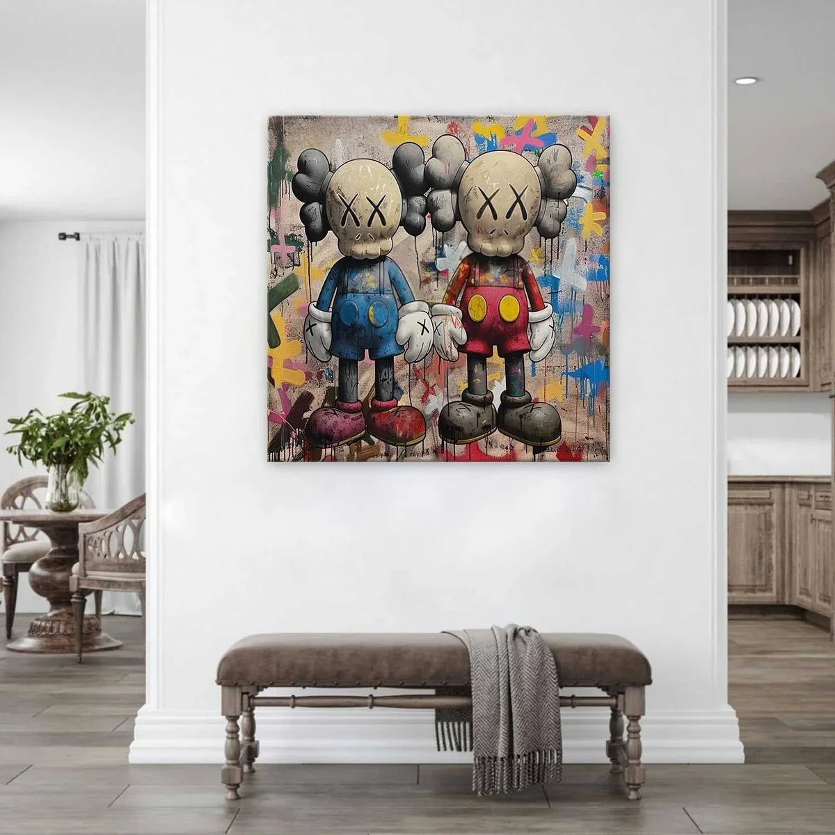 Wall Art Pop Art Graffiti KAWS Companion
