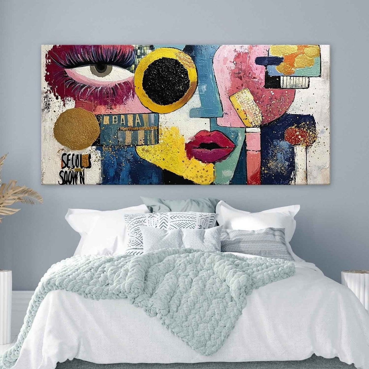 Cubist Pop Art Abstract Face Painting