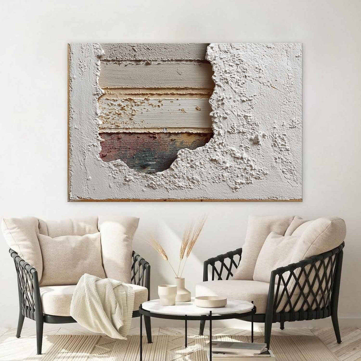Wabi-Sabi Layered Texture Painting