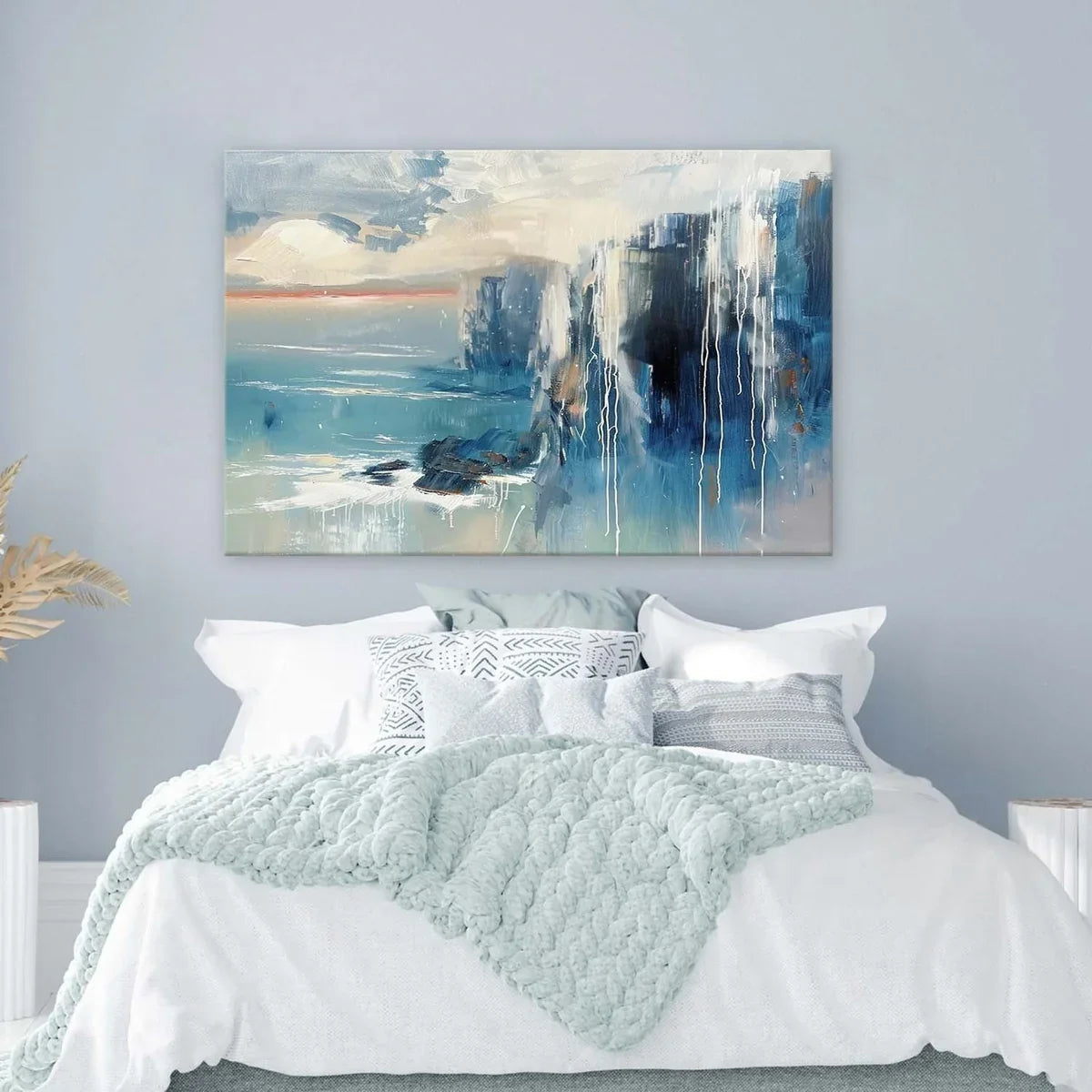 Wall Art Horizontal Abstract Coastal Cliff