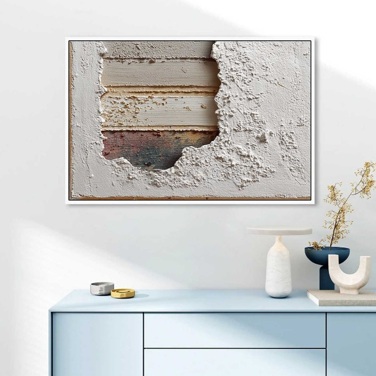 Wabi-Sabi Layered Texture Painting