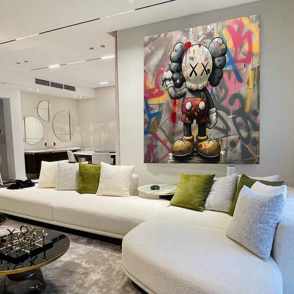 Kaws Abstract Graffiti Art