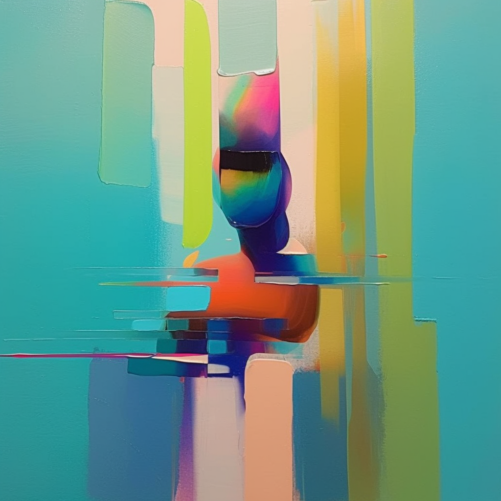 Wall Art Palette Colorful Abstract Contemporary