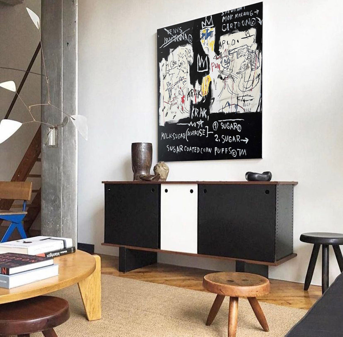 Jean-Michel Basquiat Neo-Expressionist Painting