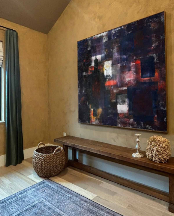 Wall Art Square Abstract Expressionist