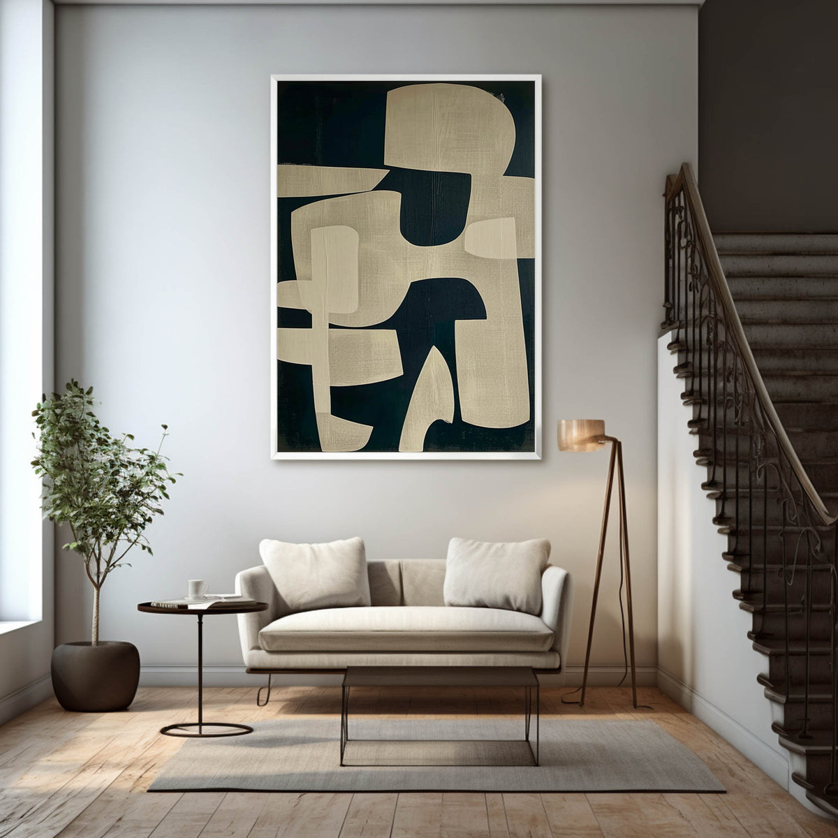 Wall Art Neutral Wabi-Sabi Elegant Modern
