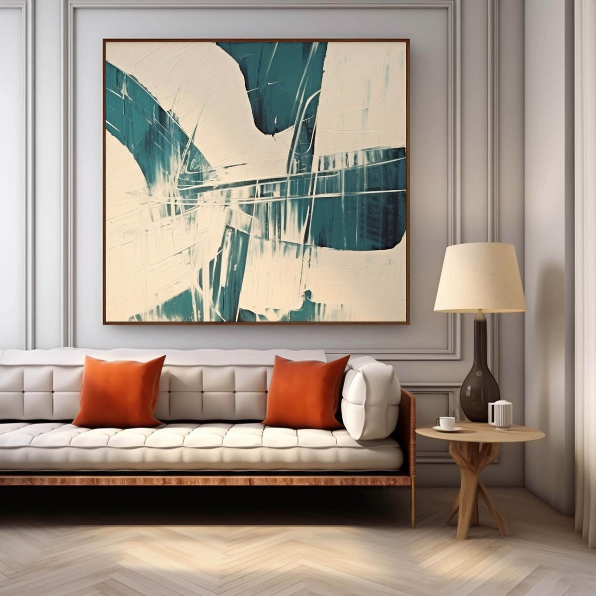Wall Art Square Contemporary Minimalist