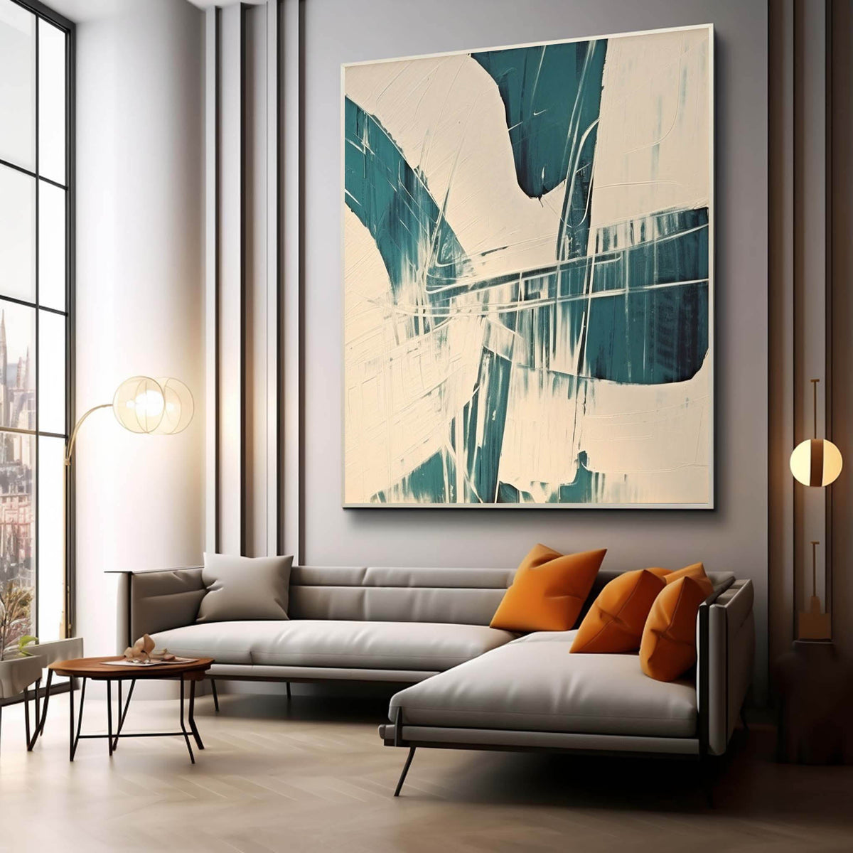Wall Art Square Contemporary Minimalist