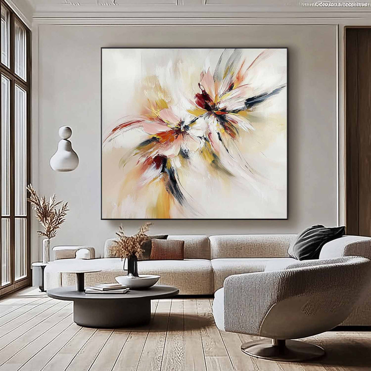 Wall Art Abstract Expressionist Dynamic Burst