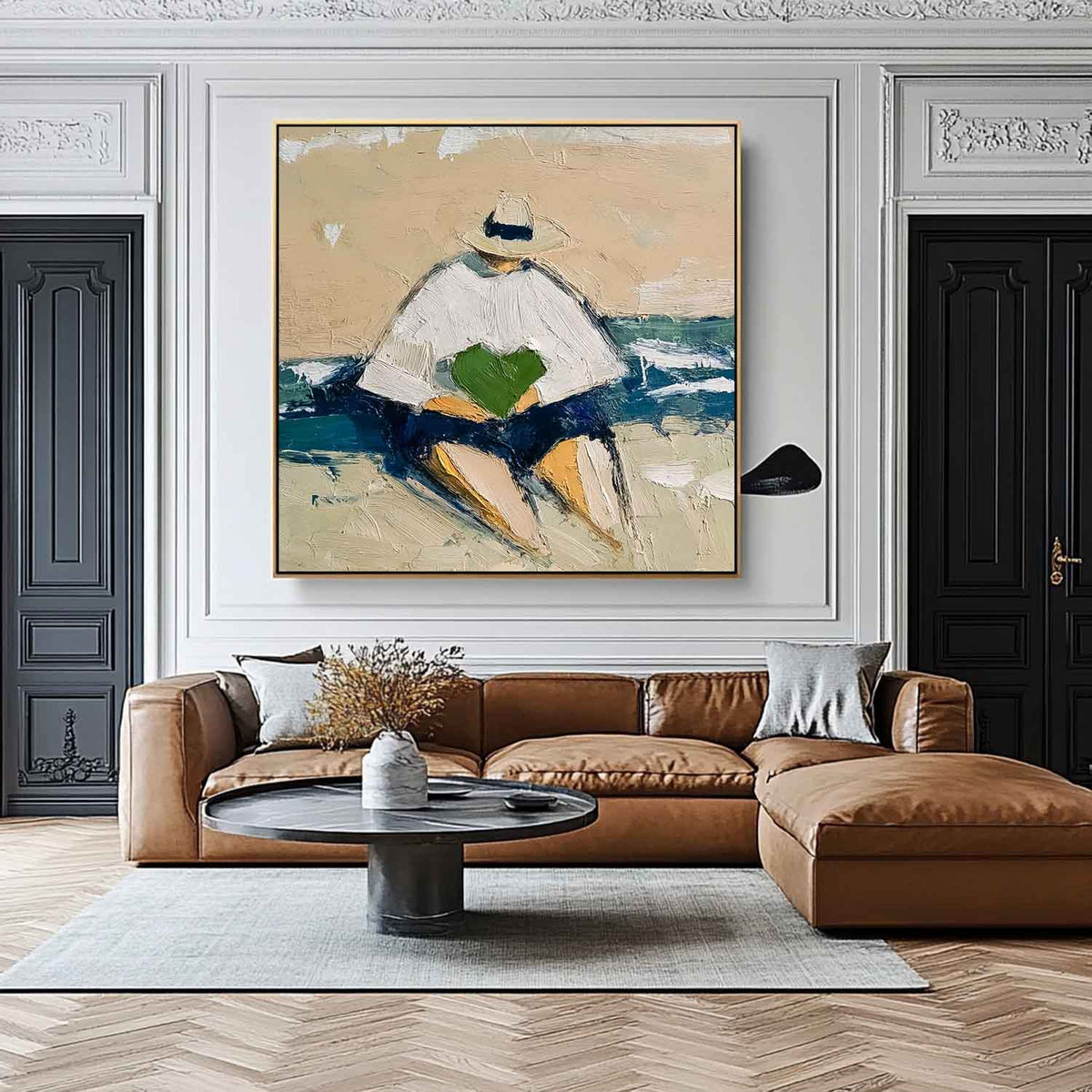 Wall Art People Contemporary Serene Coastal