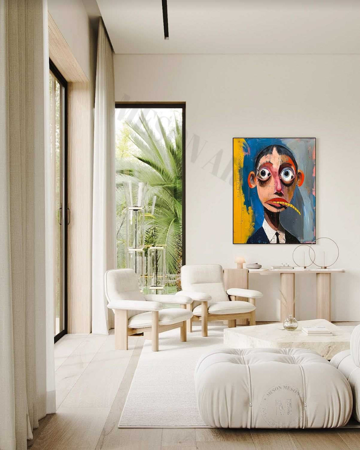 Wall Art Neo Expressionist Surreal Portrait