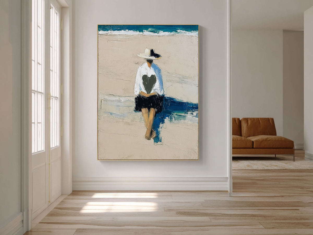 Wall Art People Serene Coastal Romantic