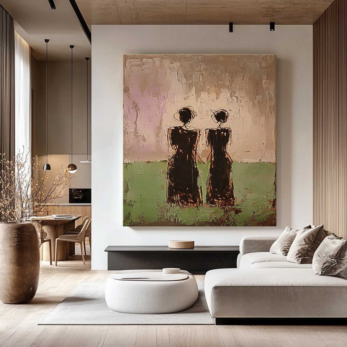 Wall Art People Wabi-Sabi Silhouette Decor