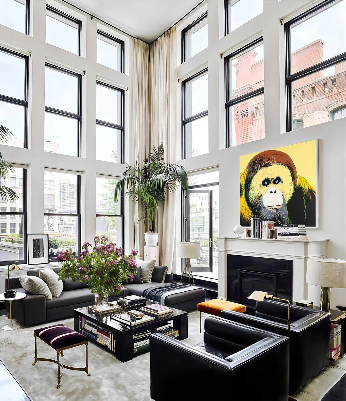Andy Warhol Style Orangutan Pop Art Painting