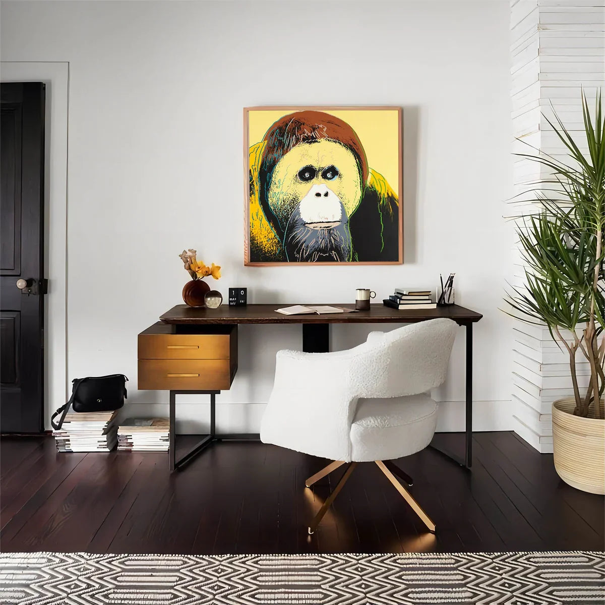 Andy Warhol Style Orangutan Pop Art Painting