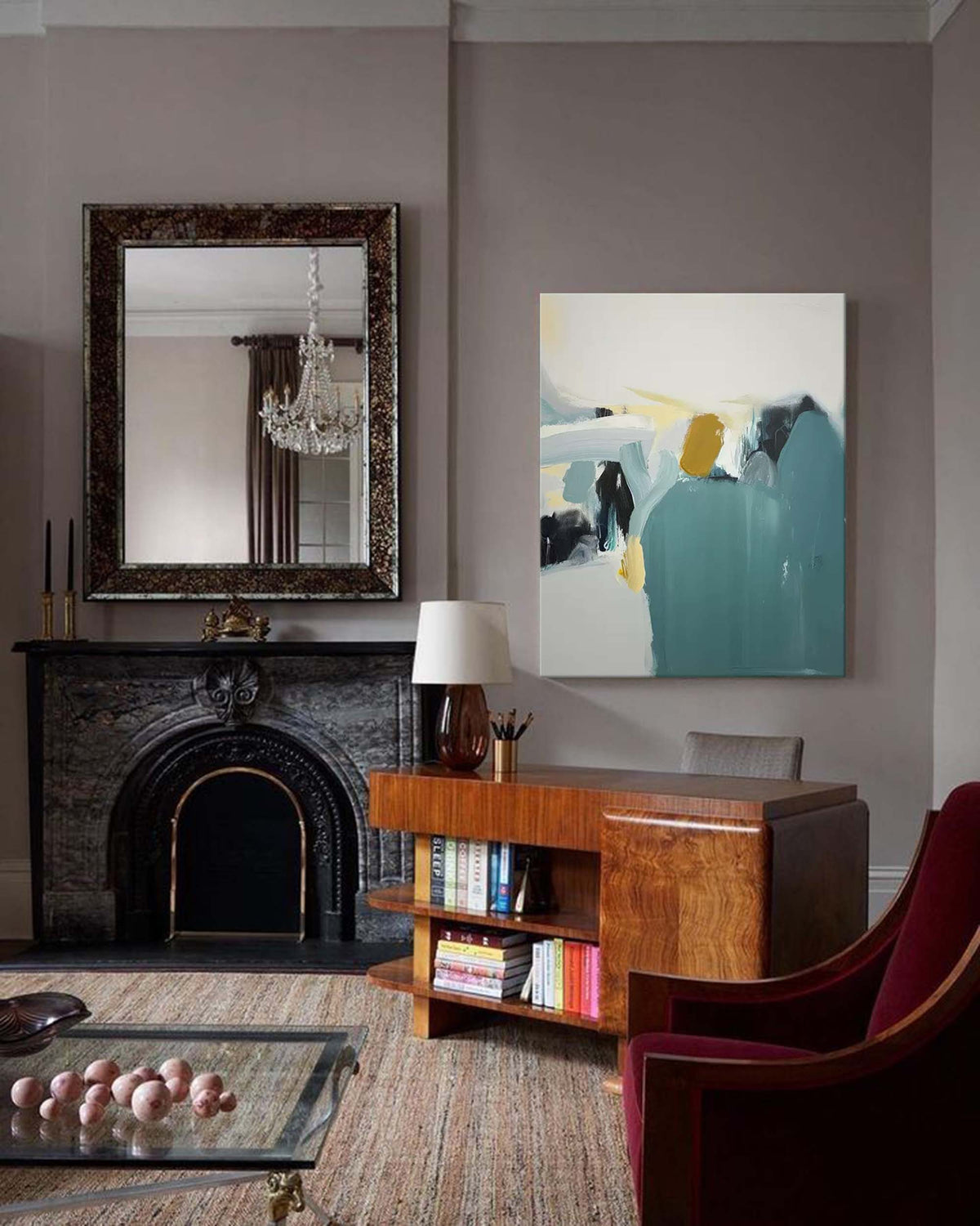 Wall Art Abstract Modern Organic Elegant