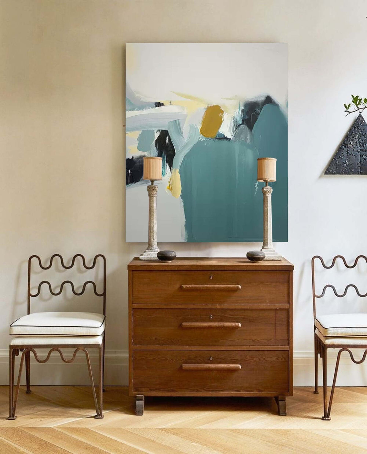 Wall Art Abstract Modern Organic Elegant