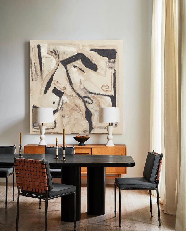 Gestural Earthy Abstract Painting