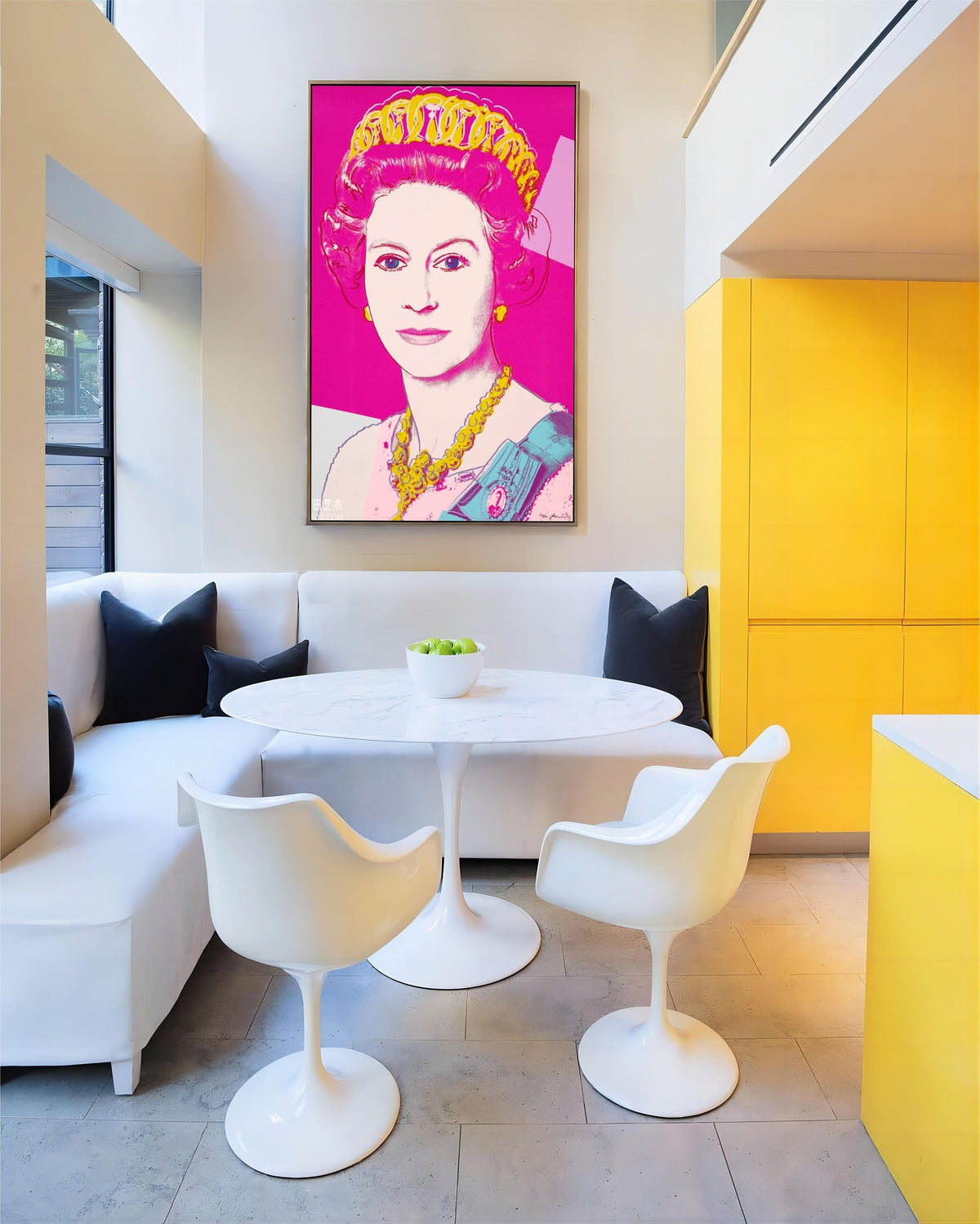 Andy Warhol Style Queen Portrait Pop Art Painting