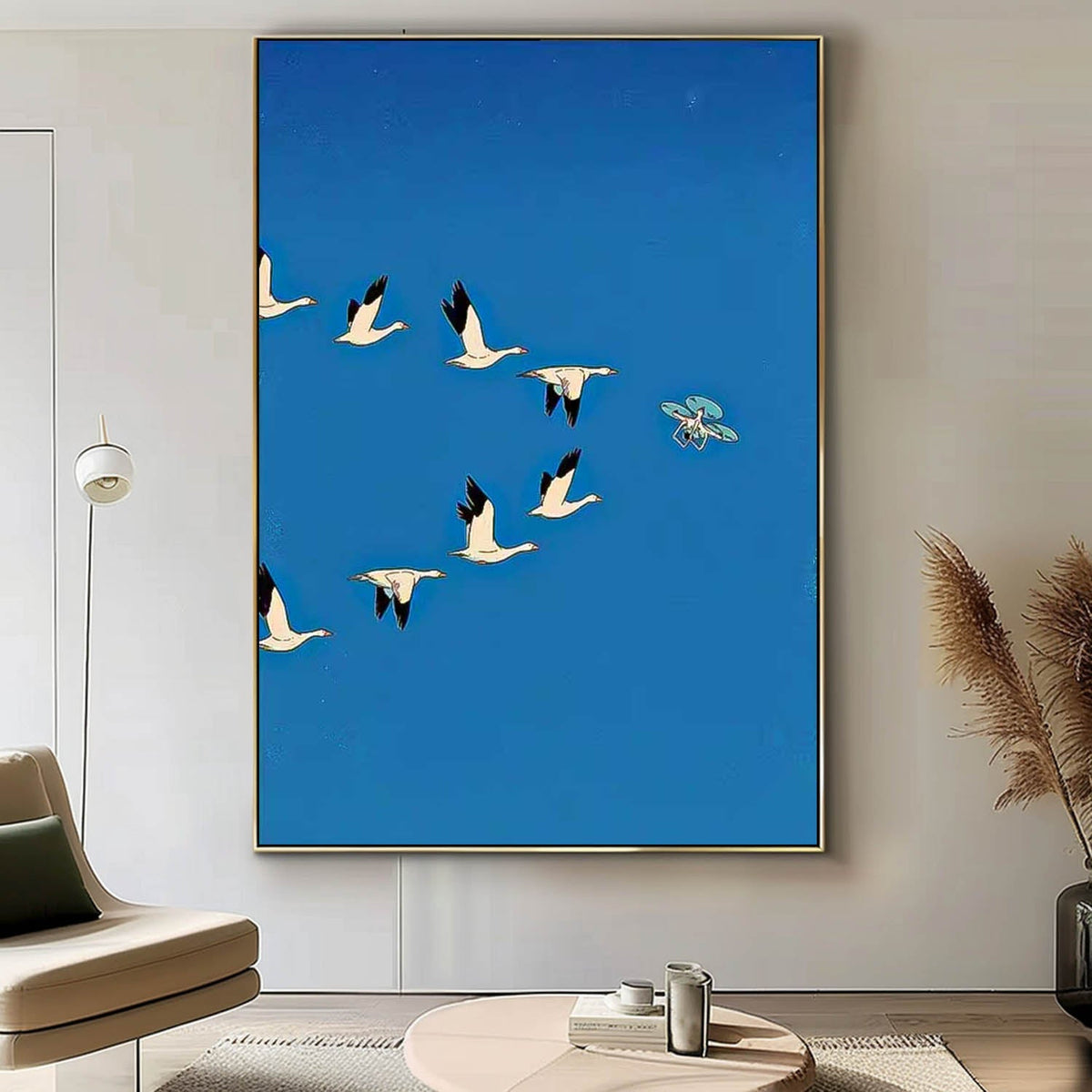 Wall Art Minimalist Serene Calm Neutral Pop