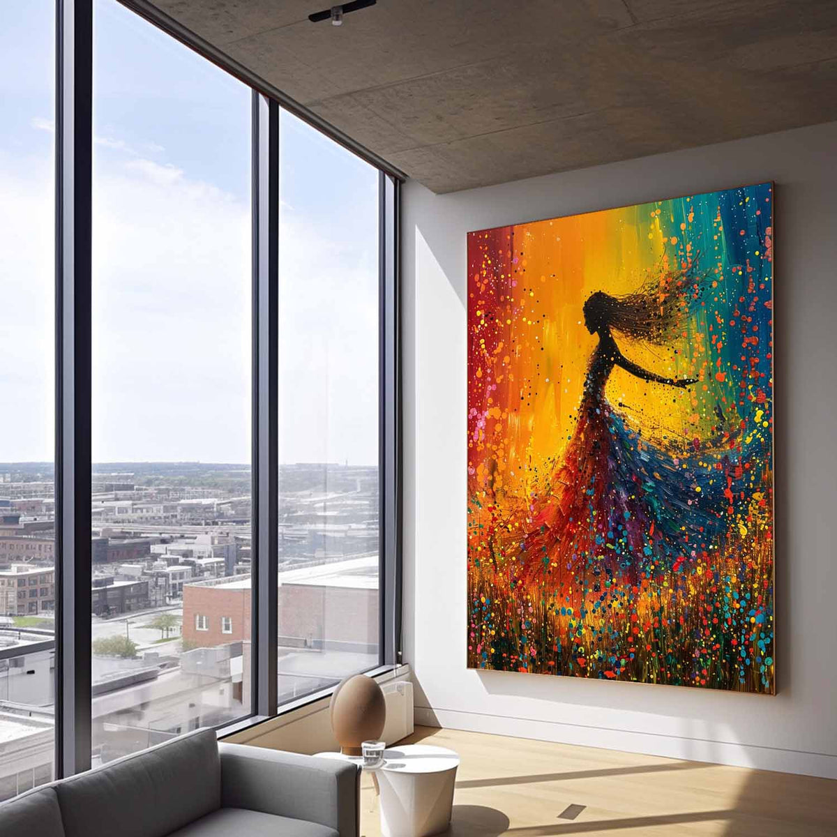 Wall Art People Painterly Dynamic Dance